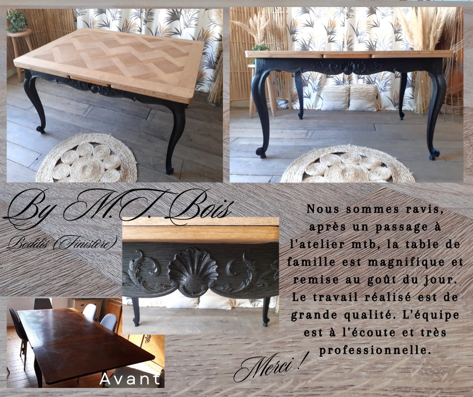 Table Julie CARTE et Patrice JONCOURT