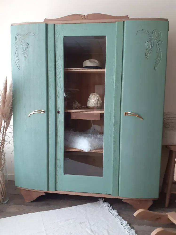 ARMOIRE EN CHENE RELOOKEE