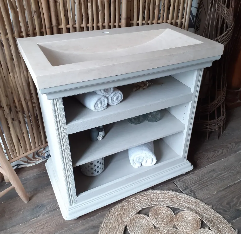 BUFFET BAS RELOOKE EN MEUBLE VASQUE
