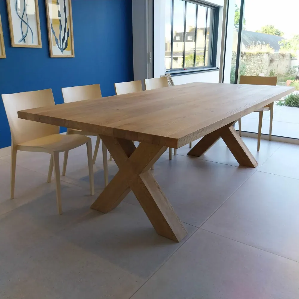 TABLE CHENE MASSIF