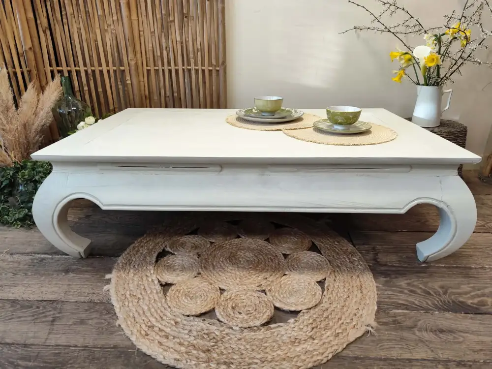 TABLE BASSE EN BOIS EXOTIQUE